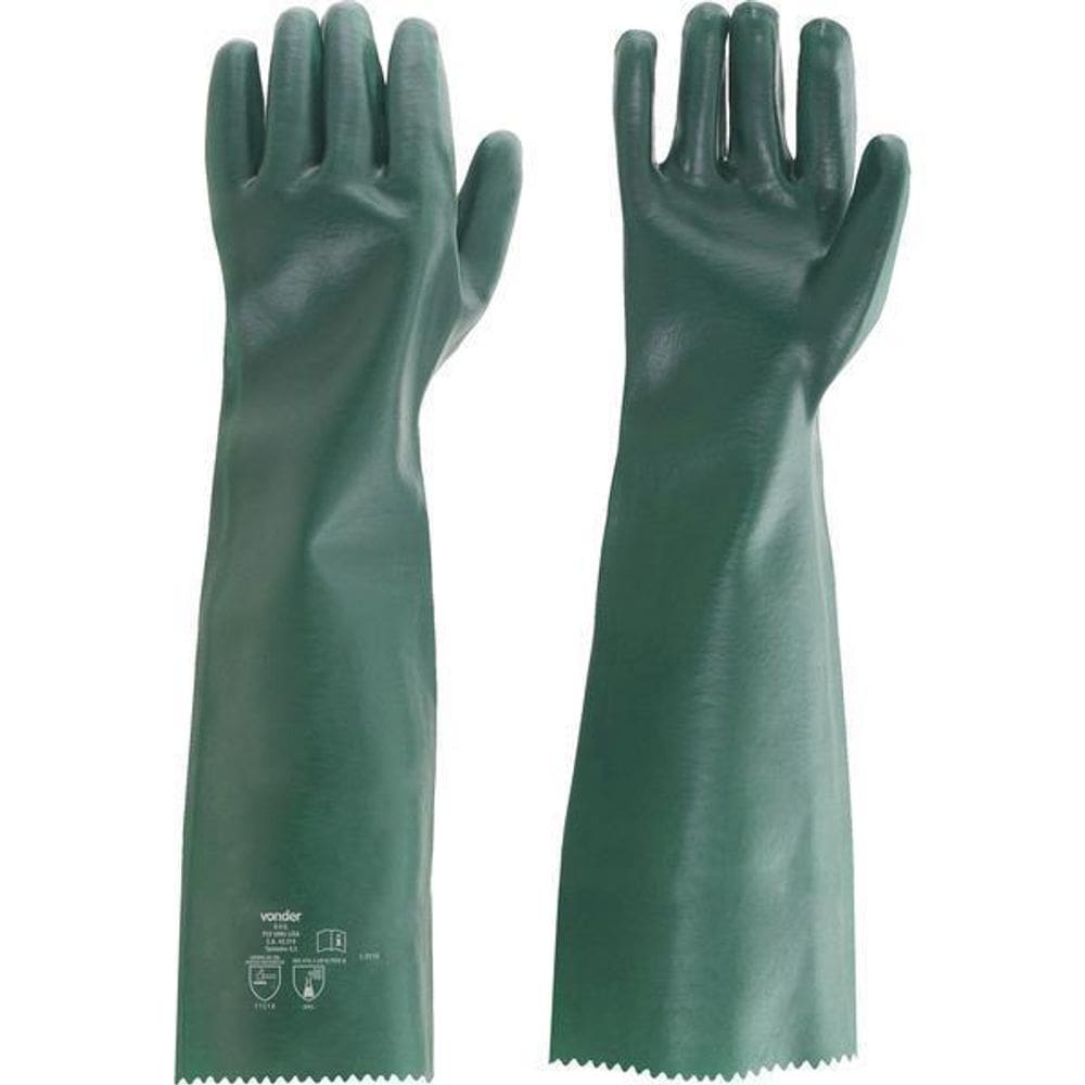 Luva Pvc Lisa Com Forro 65Cm Plv0065 Com 5 Pares - Vonder