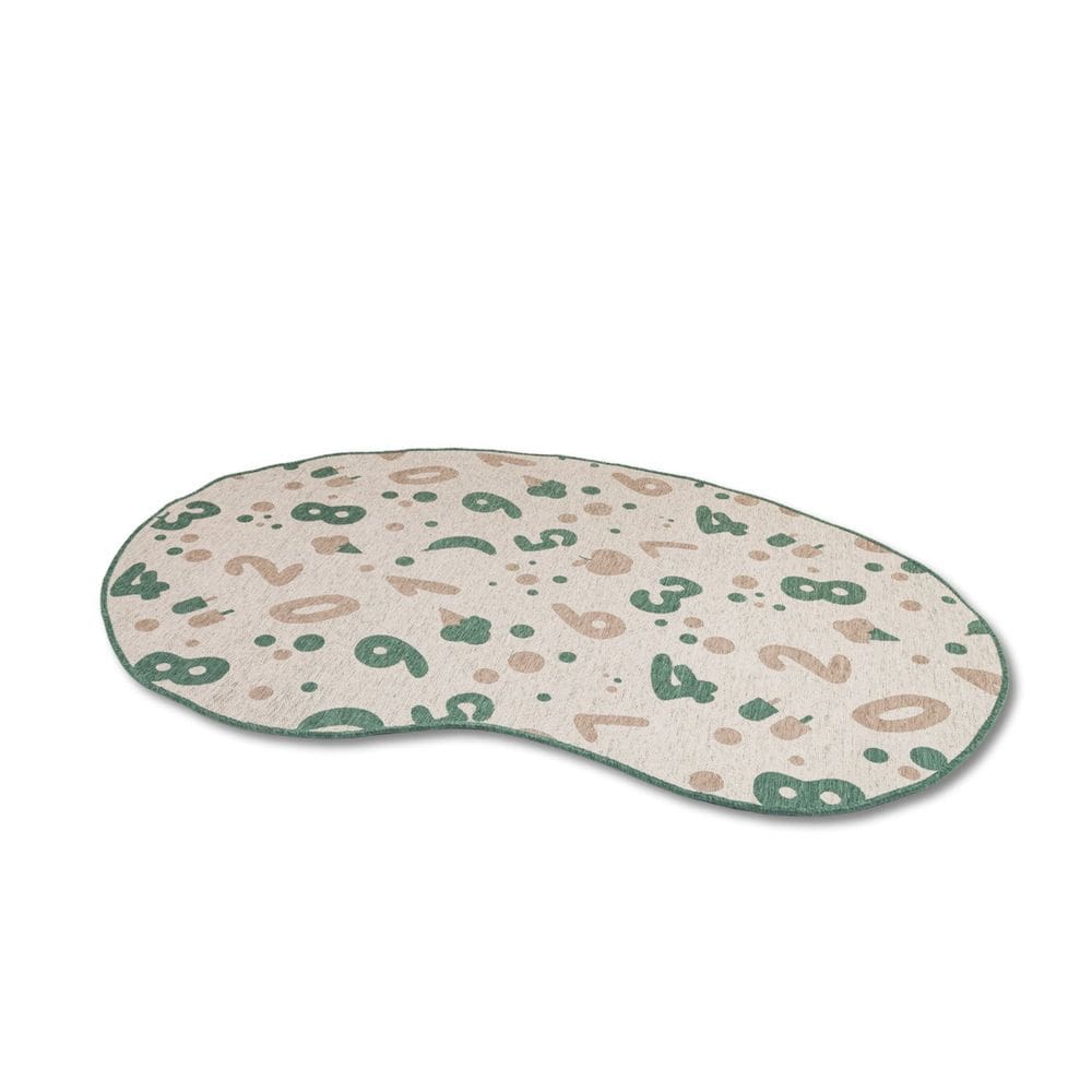 Tapete Infantil Antiderrapante São João Natural / Verde / Bege