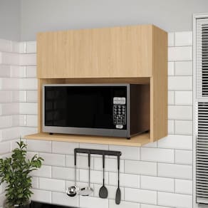 Armário Aéreo Microondas 70cm Nara Cabecasa Madeiramadeira Avena