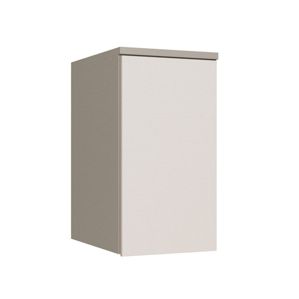 Modulo Aéreo 1 Porta 73cm X 39,5cm Elegance Niquel/Blanc