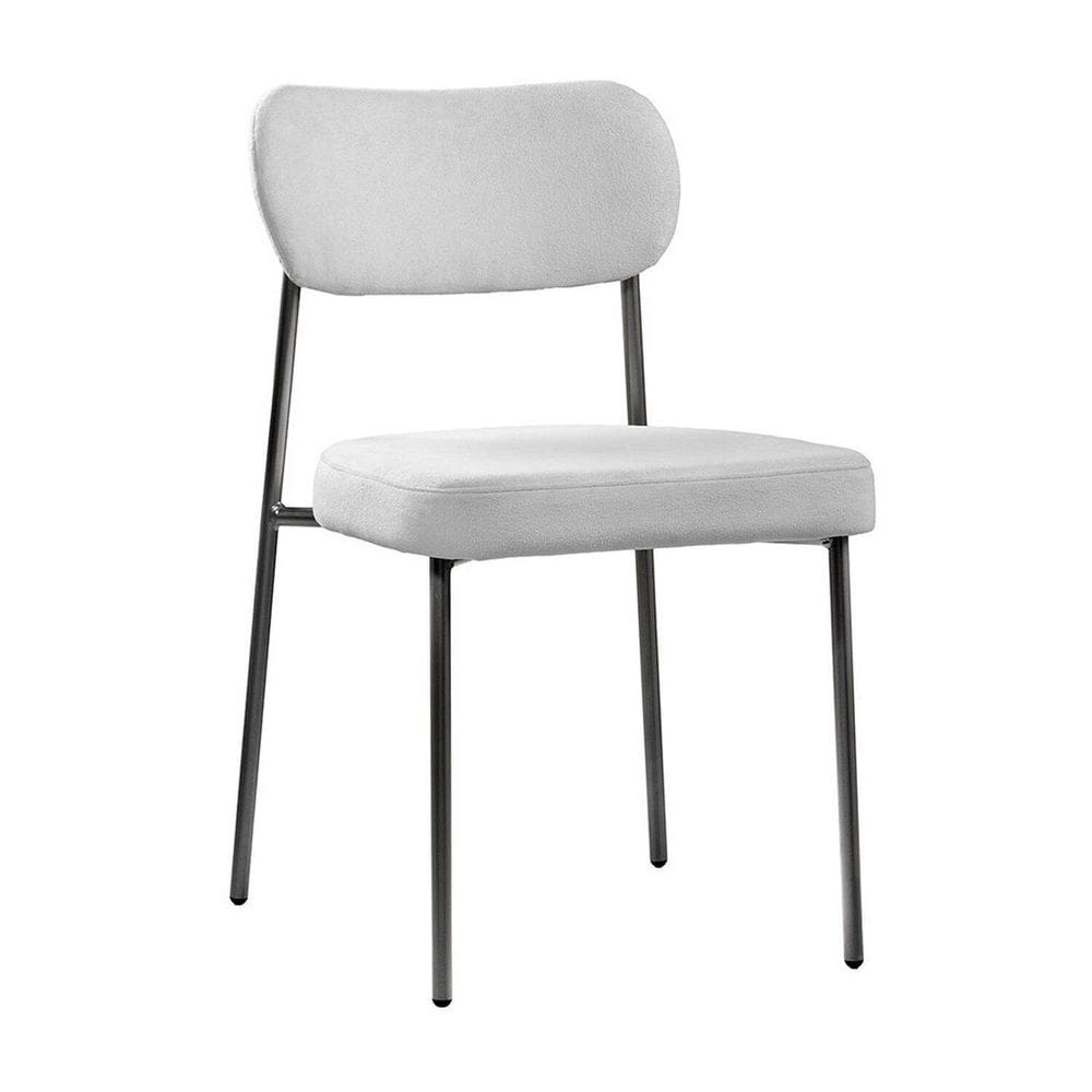 Cadeira para Sala de Jantar Lavinia Cinza/Preto