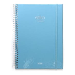 jandaia Agenda Planejamento Espiral Stilo Azul