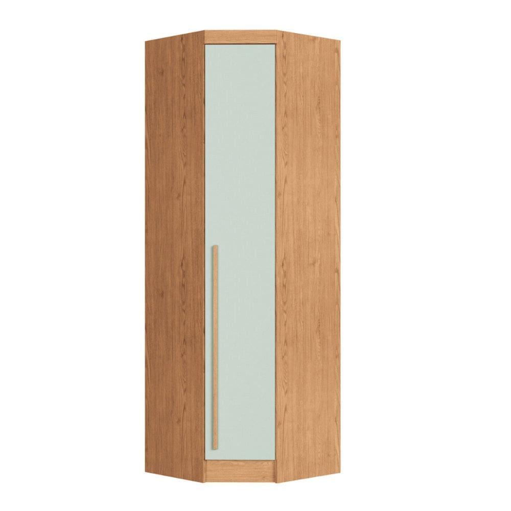 Módulo Canto Oblíquo 1 Porta Infinity Cedro/ Pistache Line