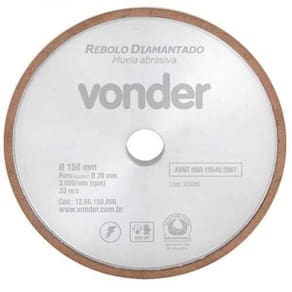 Rebolo Diamantado Para Afiar Widea 150 X 20Mm - Vonder