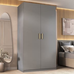 Guarda-roupa Solteiro 2 Portas 100% Mdf Marsala Urbi