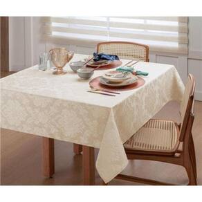Toalha Para Mesa Jacquard Em Tecido Palha 1,40X1,50