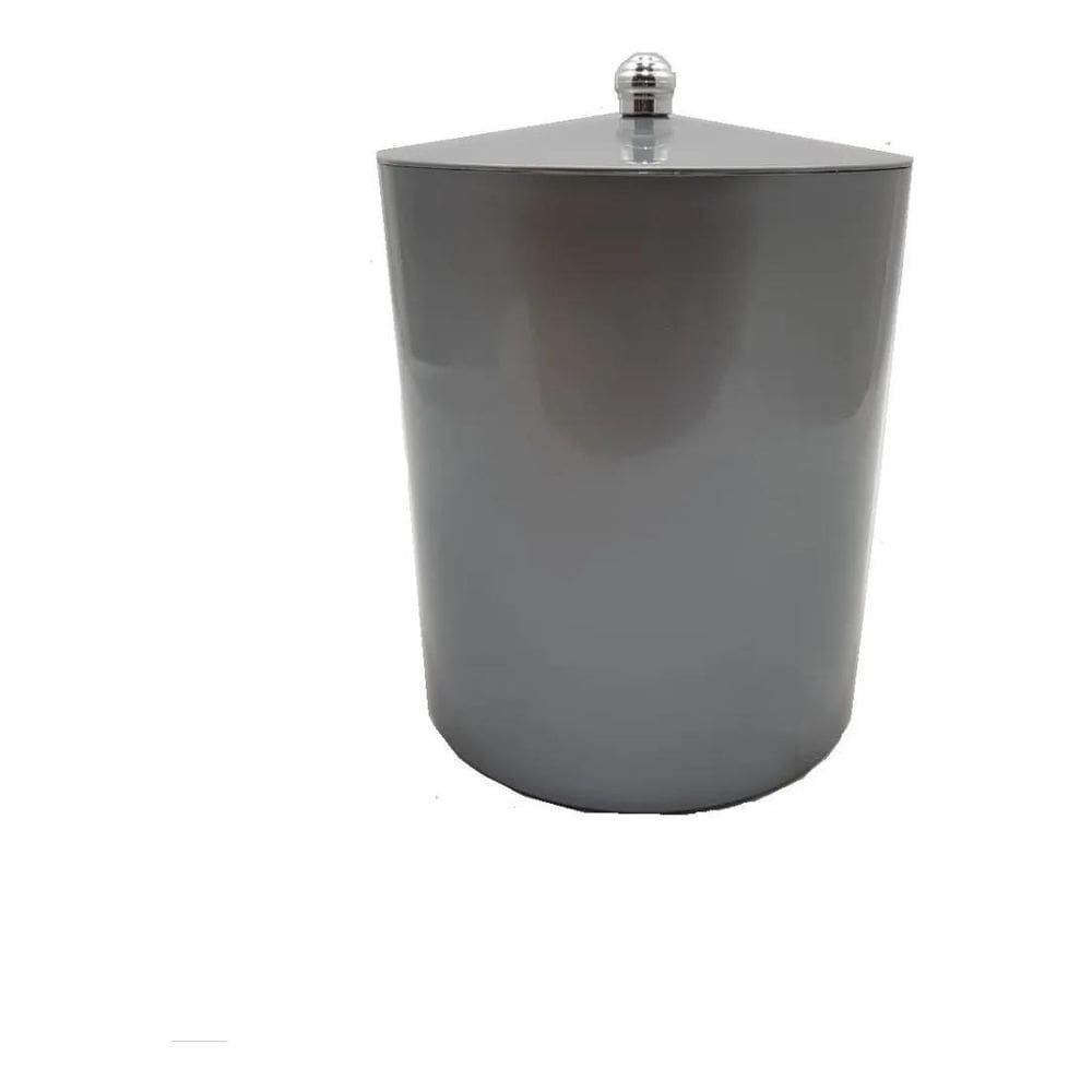 Lixeira Colorida Cozinha Escritorio Banheiro 5L - Cinza