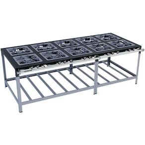 Fogão Industrial Stori Premium 10 Bocas 40x40 M17 Pintado Metalmaq
