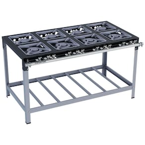 Fogão Industrial Stori Premium M16 8 Bocas 30x30 P6,5 Pintado Metalmaq