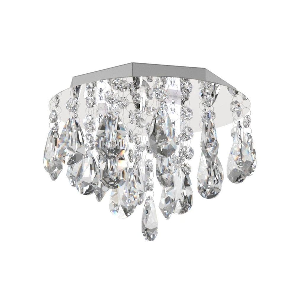 Plafon De Cristal  23Cm  Lavabo Hall Entrada Sacada