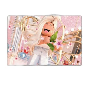 Painel Retangular Sublimado Roblox Menina 2,0X1,5 Frt-4245