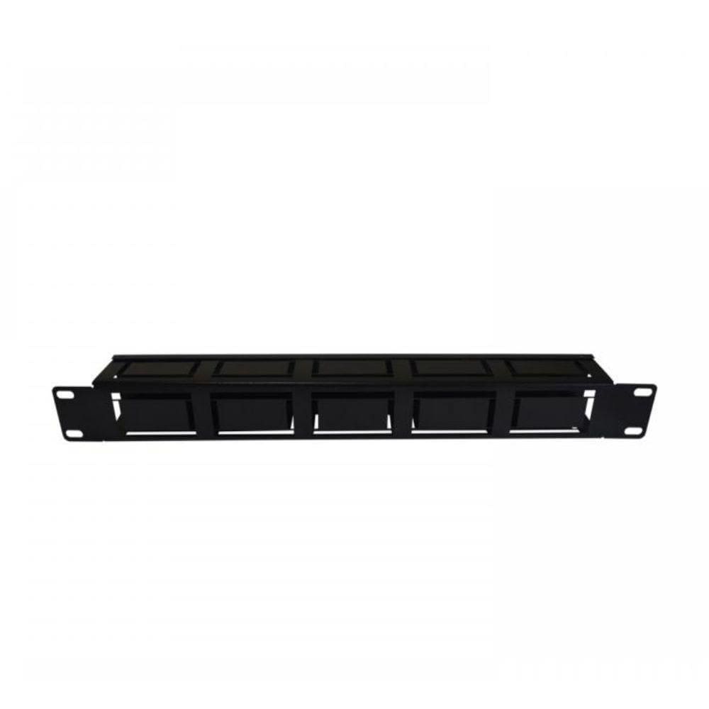 Guia Organizador De Cabos Max Eletron 1u X 19" Alta