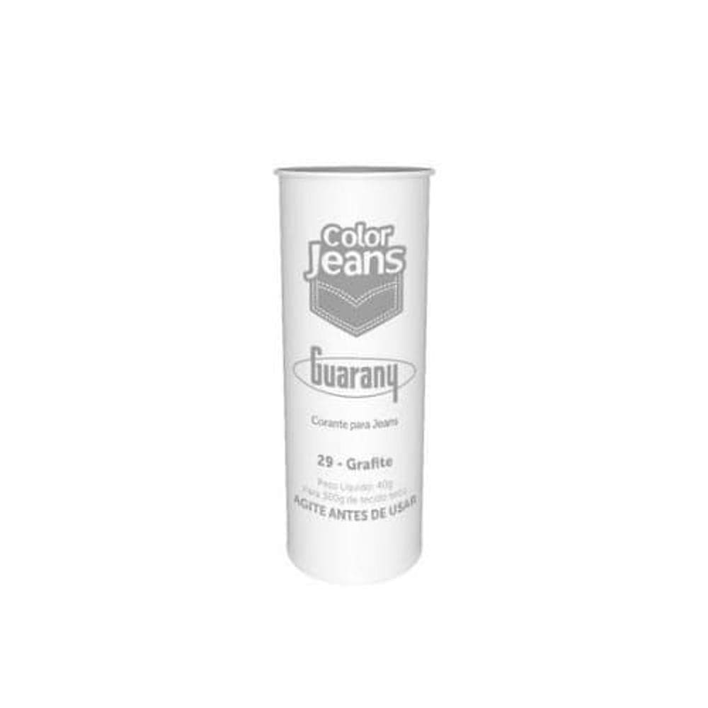 Tinta Para Tecido Corante Color Jeans Guarany 40G Grafite