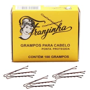 Grampo De Cabelo Para Penteados Nº7 Presilha Caixa 100 Unid