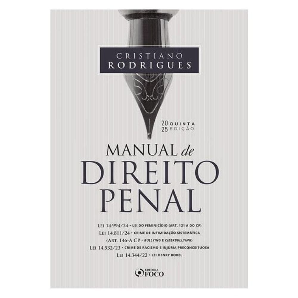 Manual De Direito Penal - 5ª Ed - 2025