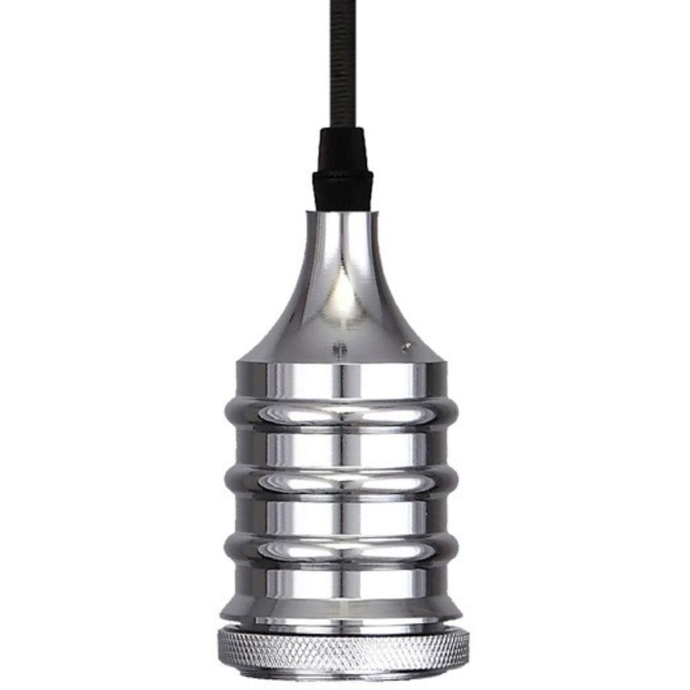 Pendente Dot Metal Wave Vintage Retro Cromado Taschibra