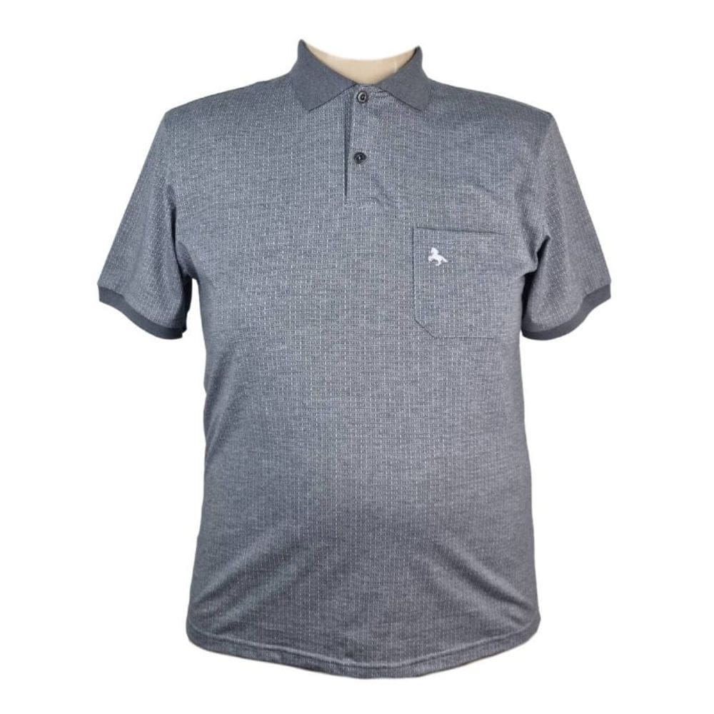 Camiseta Polo Masculina Bravus Detalhada