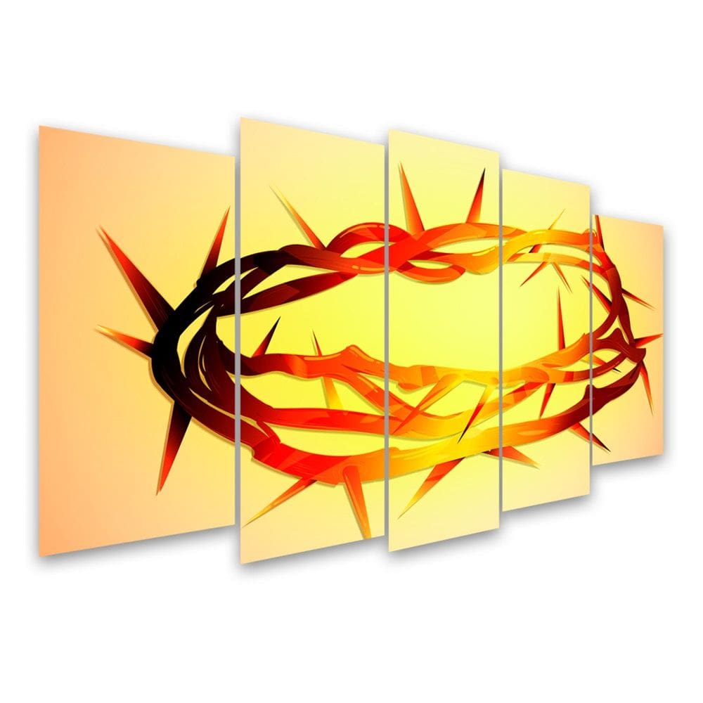 Kit Quadro Decorativo Religioso Para Sala de Estar 73x39cm A217 - Pallazio