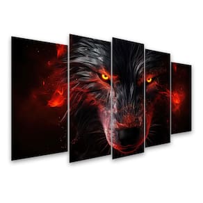 Kit Quadro Decorativo Animais Para Sala de Estar 73x39cm A205 - Pallazio