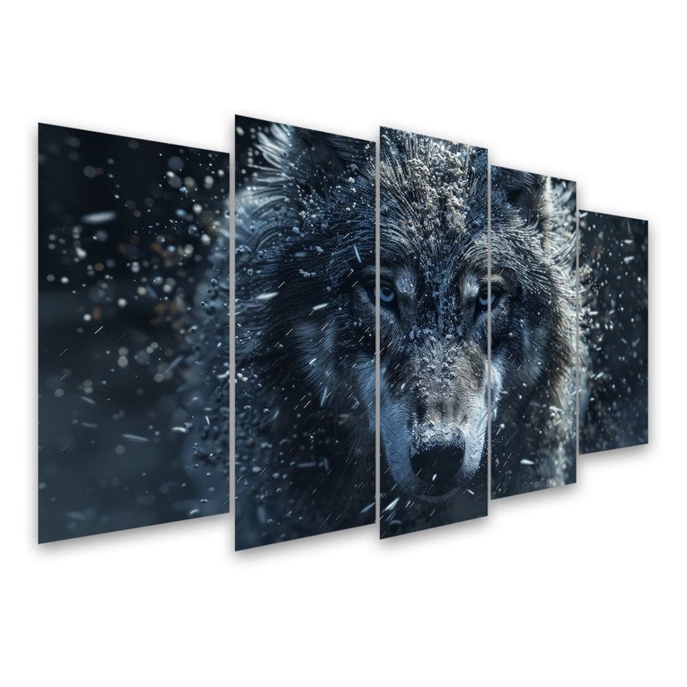 Kit Quadro Decorativo Animais V2 Para Sala de Estar 73x39cm A187 - Pallazio
