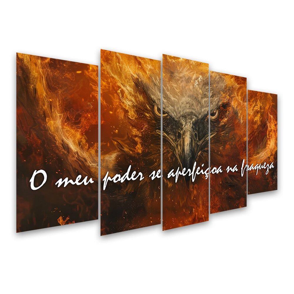 Kit Quadro Decorativo Animais Para Sala de Estar 158x90cm A127 - Pallazio
