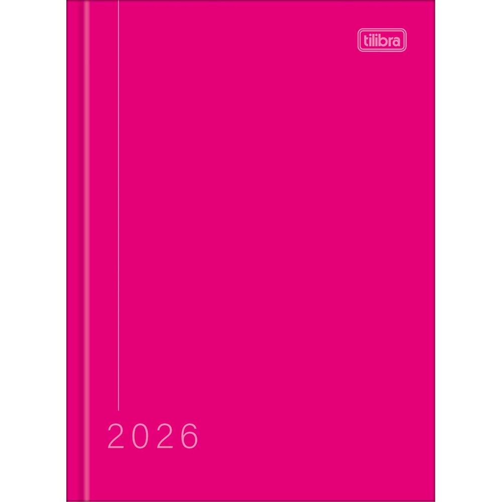 Agenda 2026 Costurada Diária Pepper 12,3 x 16,6 cm M4 Tilibra