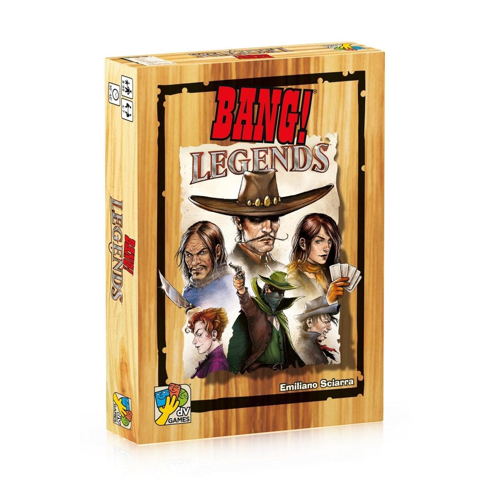 Jogo de estratégia DV Games Bang Legends com 16 personagens lendários