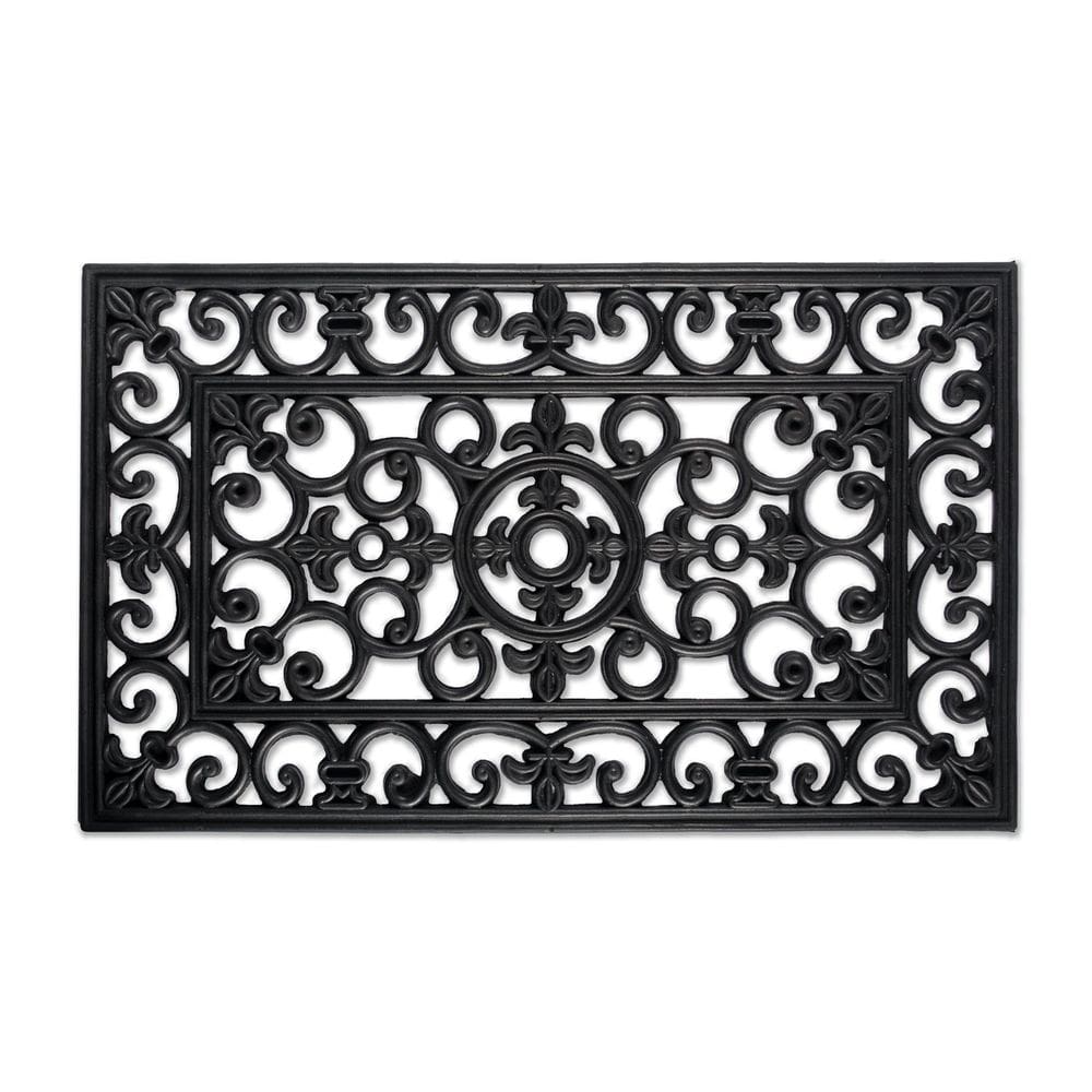 Capacho DII Rubber All Weather 18x30 Scroll Collection