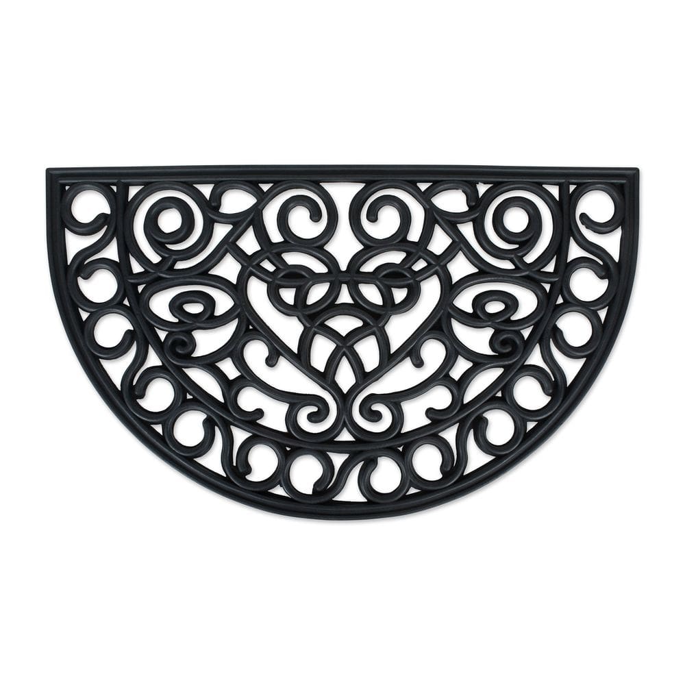 Capacho DII Rubber All Weather Iron Heart 45x75cm