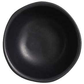 Ramequim 70ml Cerâmica Orgânico Preto Matte 9x3cm Molhos Petiscos Porto Brasil
