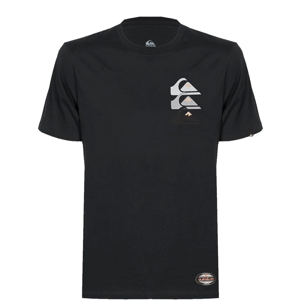 Camiseta Quiksilver Masculina Three Logo