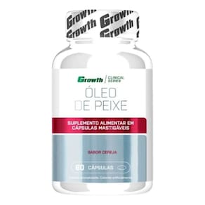 Óleo De Peixe Sabor Cereja 60soft - Growth Supplements Cereja