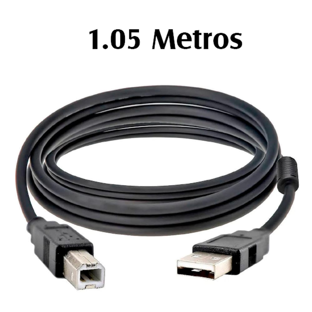 Cabo USB 1.05 Metros AM-BM Alta Performance para Impressoras