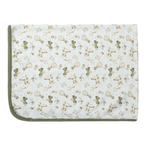 Cueiro Bebê Estampado Suedine Big Friends Verde - Hug