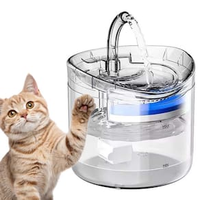 Fonte Agua Bebedouro Automatico Animais Estimaçao Usb Silencioso Pet Gato Caes 2 Litros Bomba Hidrataçao