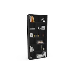 Estante Livreiro de Escritório Xangai Preto - Politorno