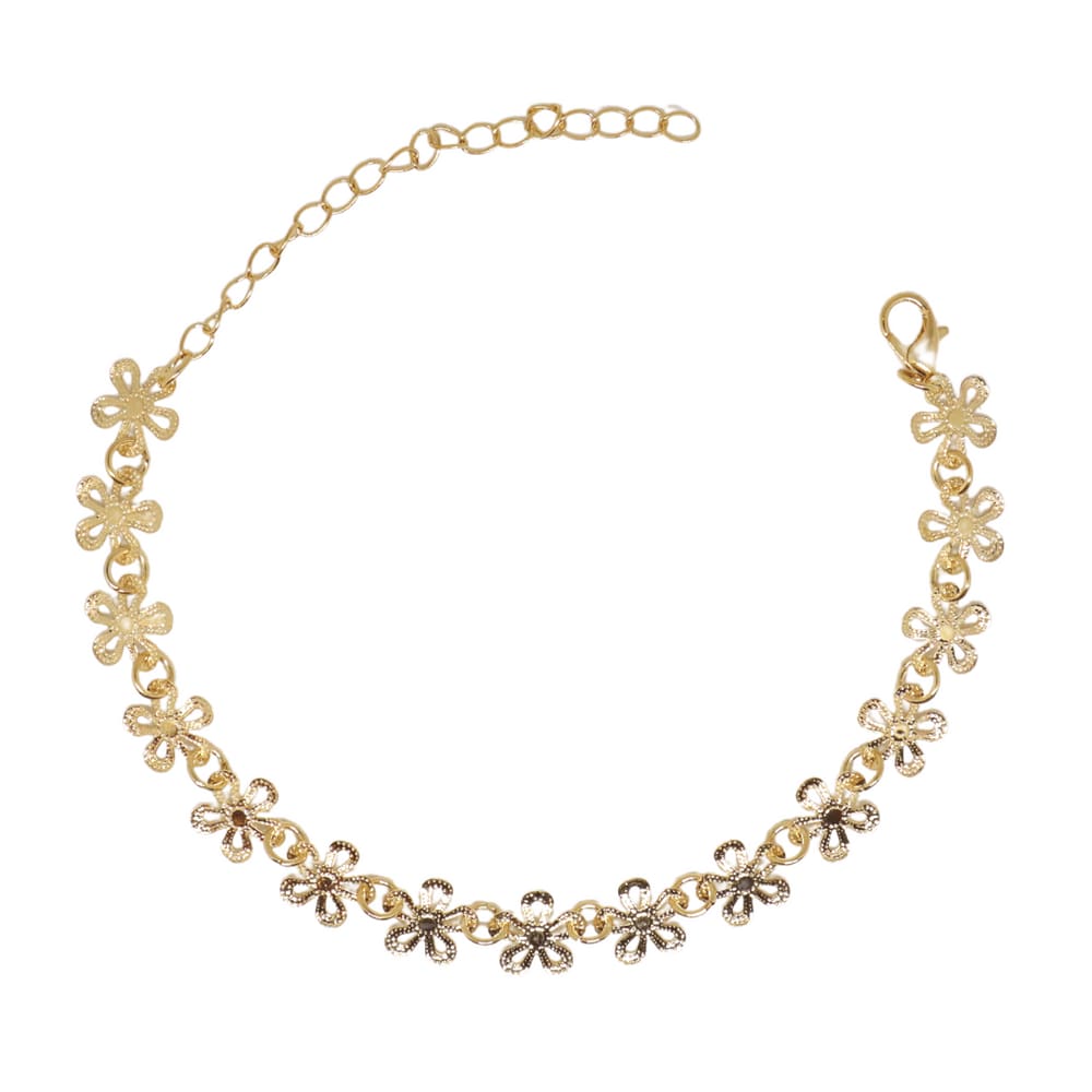 Pulseira Flor Diamantada