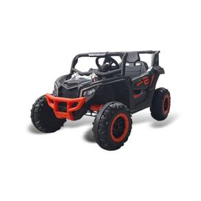 Quadriciclo Utv Elétrico Infantil Bang Toys 12v R3 Preto com Laranja Bivolt