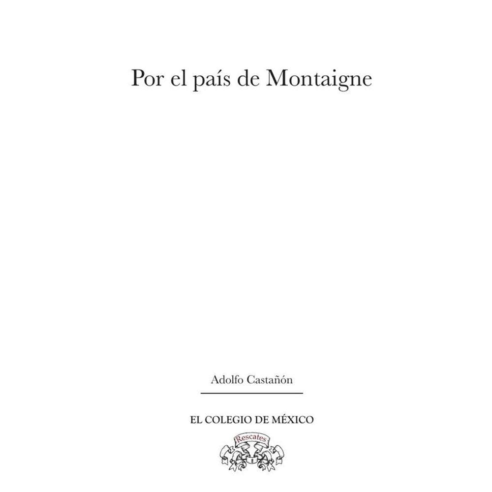 Por el país de Montaigne - Espanhol