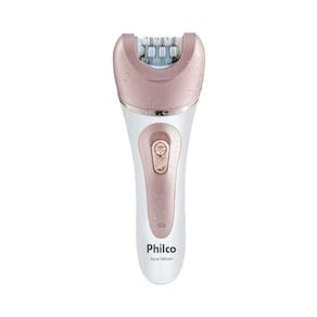 Depilador Philco Aqua Deluxe Plus PDP01R Sem Fio Branco/Rosa Bivolt