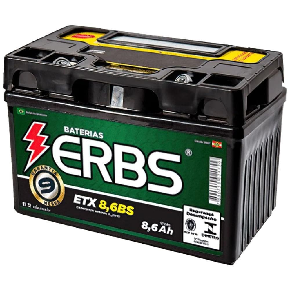 Bateria Selada ERBS 8,6ah ETX86BS S100R 400X CB900