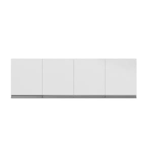 Armário Aéreo Andréia Para Cozinha Com 4 Portas 150 Cm Branco