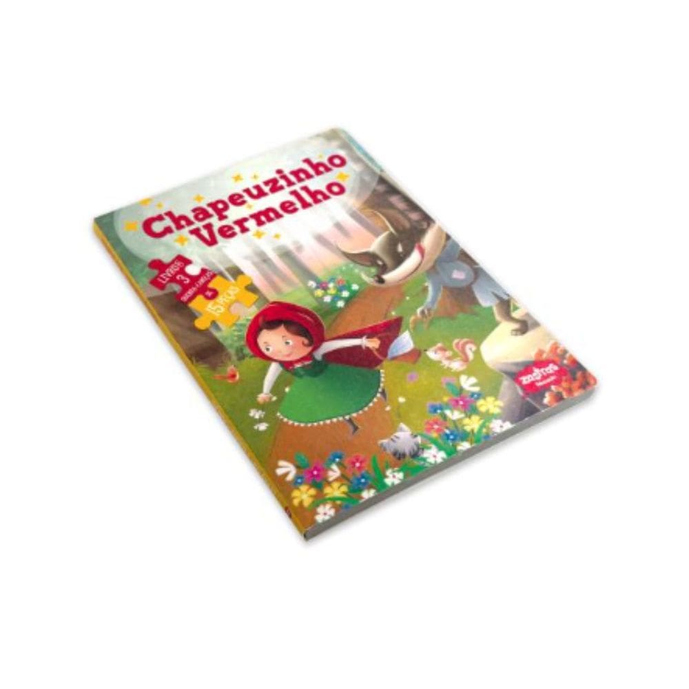 Chapeuzinho Vermelho | Contos Clássicos Zastras | Livro com Quebra-Cabeça