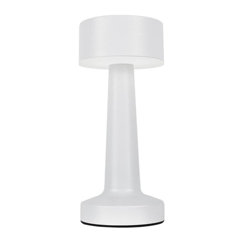 Luminária Abajur Mesa Jimp Dimerizável Recarregável Branco