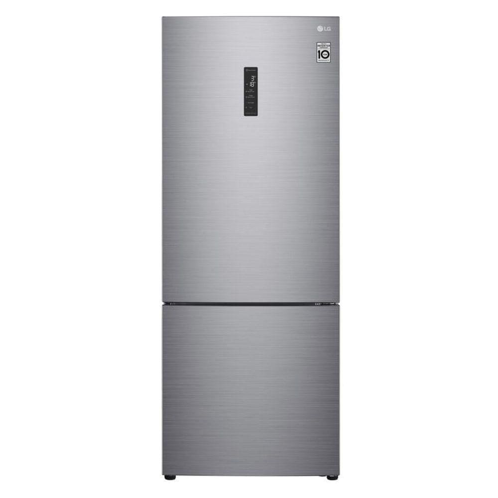 Geladeira LG Inverter Bottom Freezer 451L Platinum GC-B569NLL2 220V