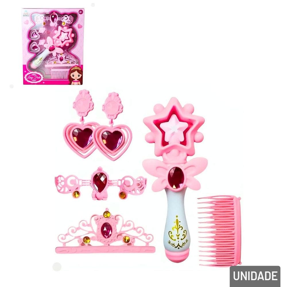 Acessórios Para Boneca 06 Peças Lucy Fada Estrela - Tudo em Caixa
