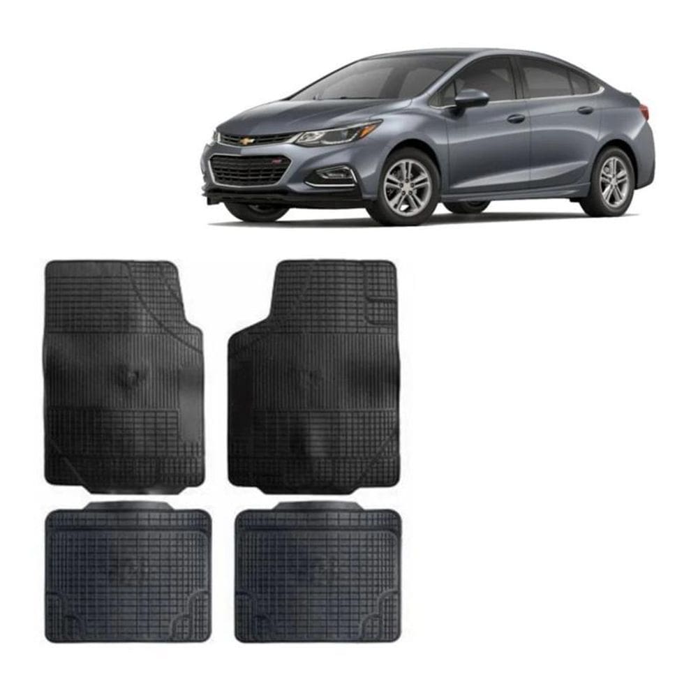 Tapete Borracha Gm Cruze 2012 Em Diante 4 Peças
