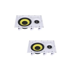 Kit 2 Caixas De Som Retangulares de Embutir JBL CI Plus 6R 160w Rms - Branca