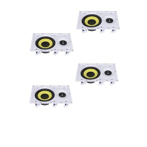 Kit 4 Caixas De Som Retangulares de Embutir JBL CI Plus 6R 160w Rms - Branca