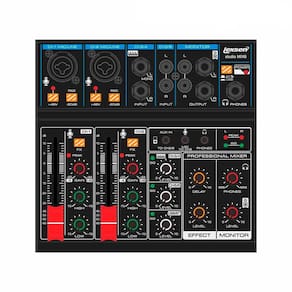 Mesa De Som Studio Mix 6 Com Interface E Bluetooth Lexsen